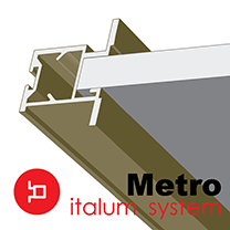 Профиль Italum Metro (аналог Quadro, но меньшего размера)